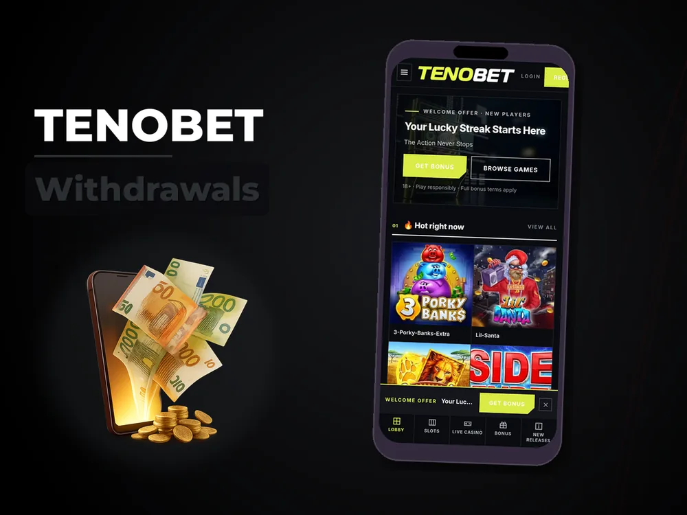 Tenobet - Withdrawals