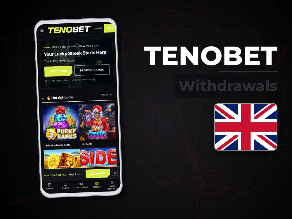 Tenobet - Withdrawals