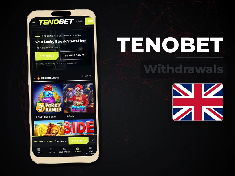 Tenobet - Withdrawals