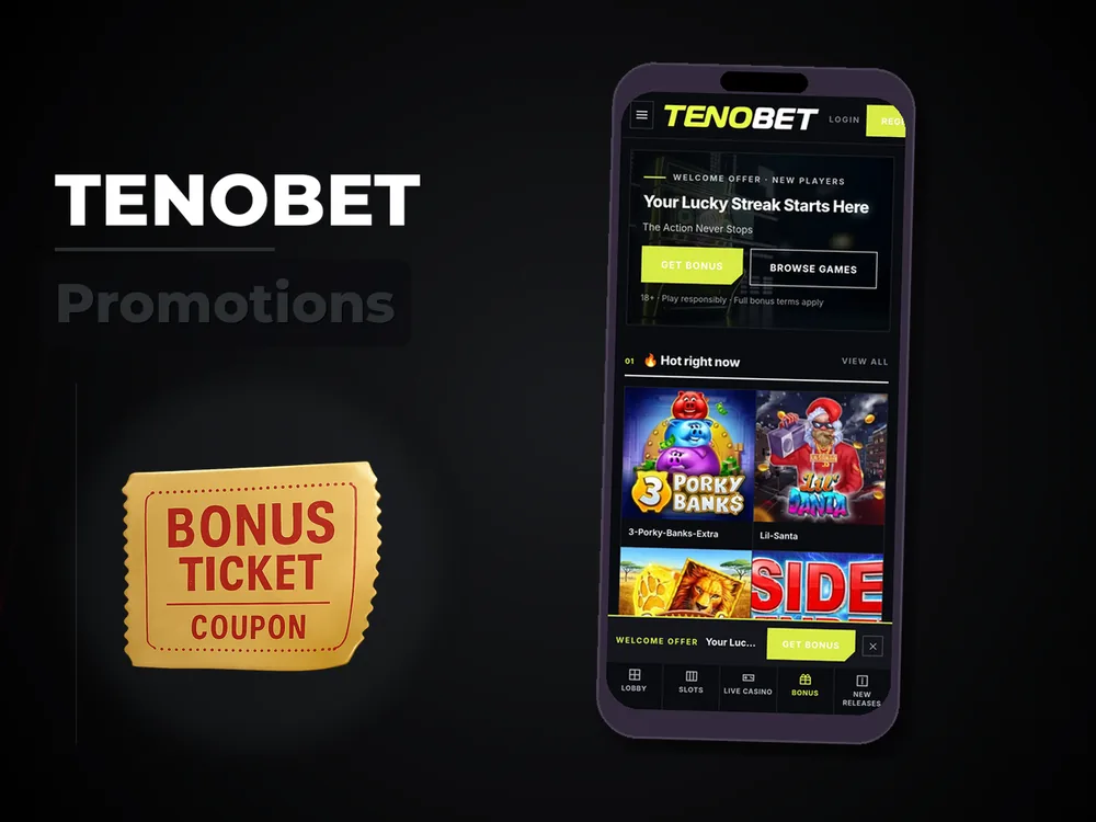 Tenobet - Promotions